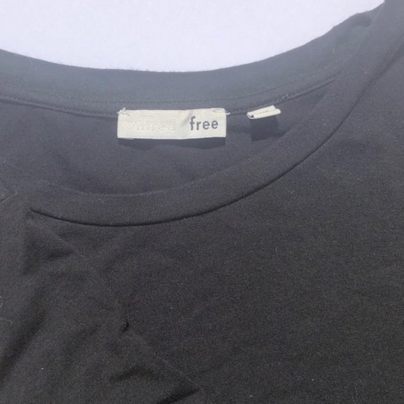 Wilfred Free Pocket T-Shirt Black Oversized XXS - Picture 4 of 6